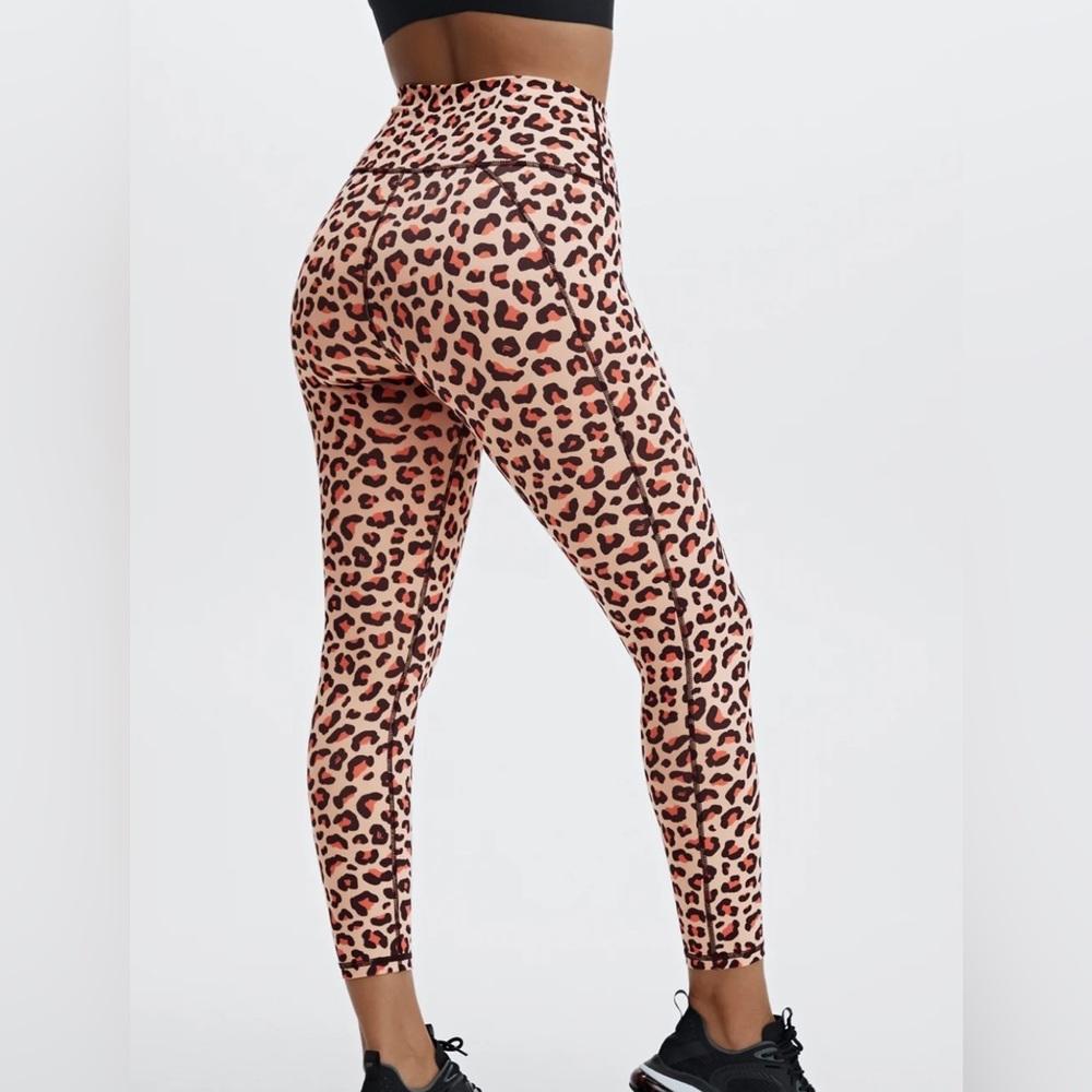Fabletics High-waisted Leopard Print Powerhold 7/8